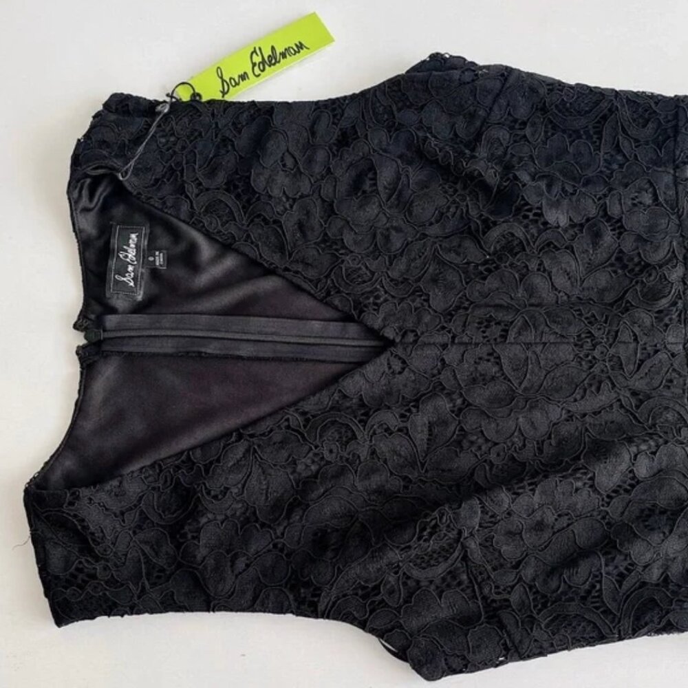 NEW! ✨SAM EDELMAN✨ Ruffle Tiered Lace Dress SIZE 0 - Picture 3 of 4